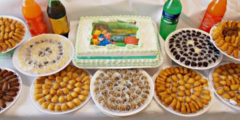 Onde Acho Kit Promocional Aniversário Salgados Vila Anastácio - Kit Promocional Salgados para Festa Infantil